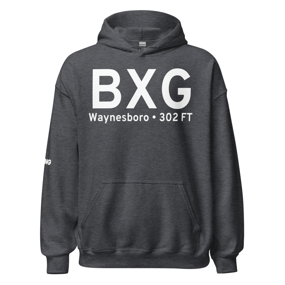 Waynesboro (KBXG) Airport Hoodie Sweatshirt 