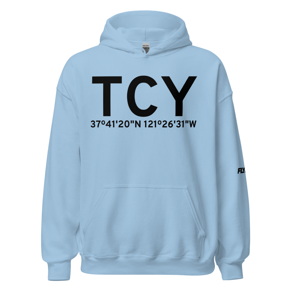 Tracy (KTCY) Airport Hoodie Sweatshirt 