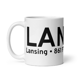 Lansing (KLAN) Airport Mug