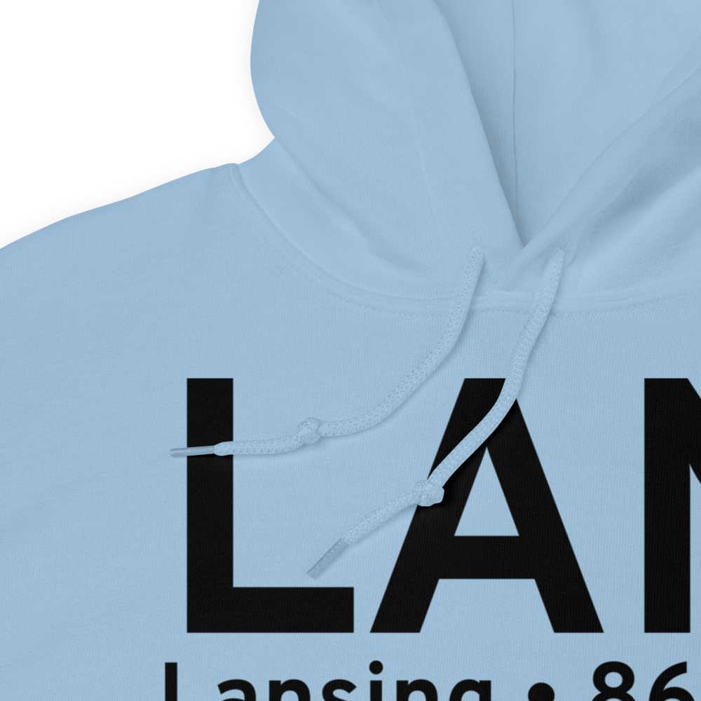 Lansing (KLAN) Airport Hoodie Sweatshirt 