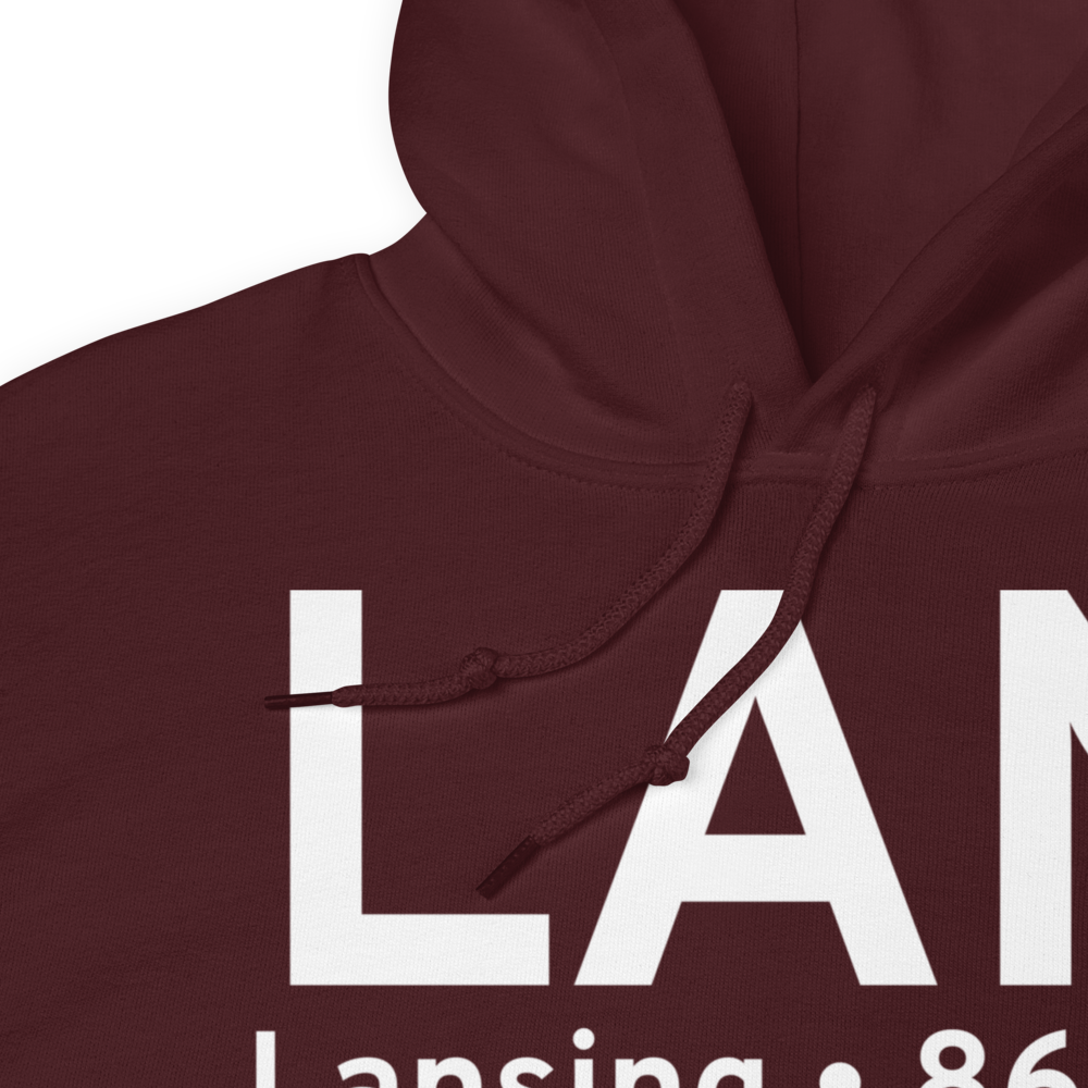 Lansing (KLAN) Airport Hoodie Sweatshirt 
