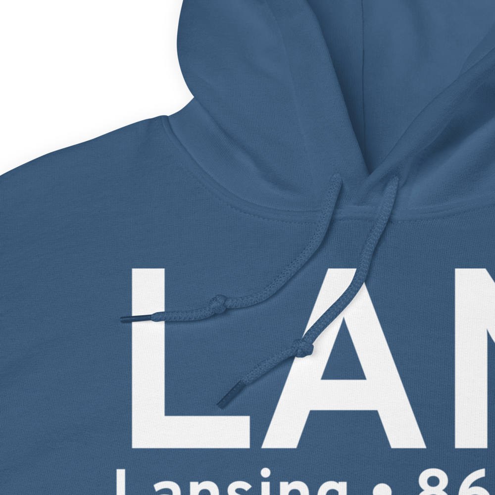 Lansing (KLAN) Airport Hoodie Sweatshirt 