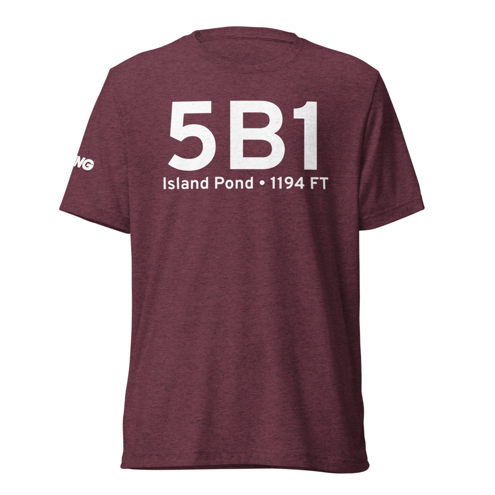 Island Pond (5B1) Airport Tri-blend T-Shirt 