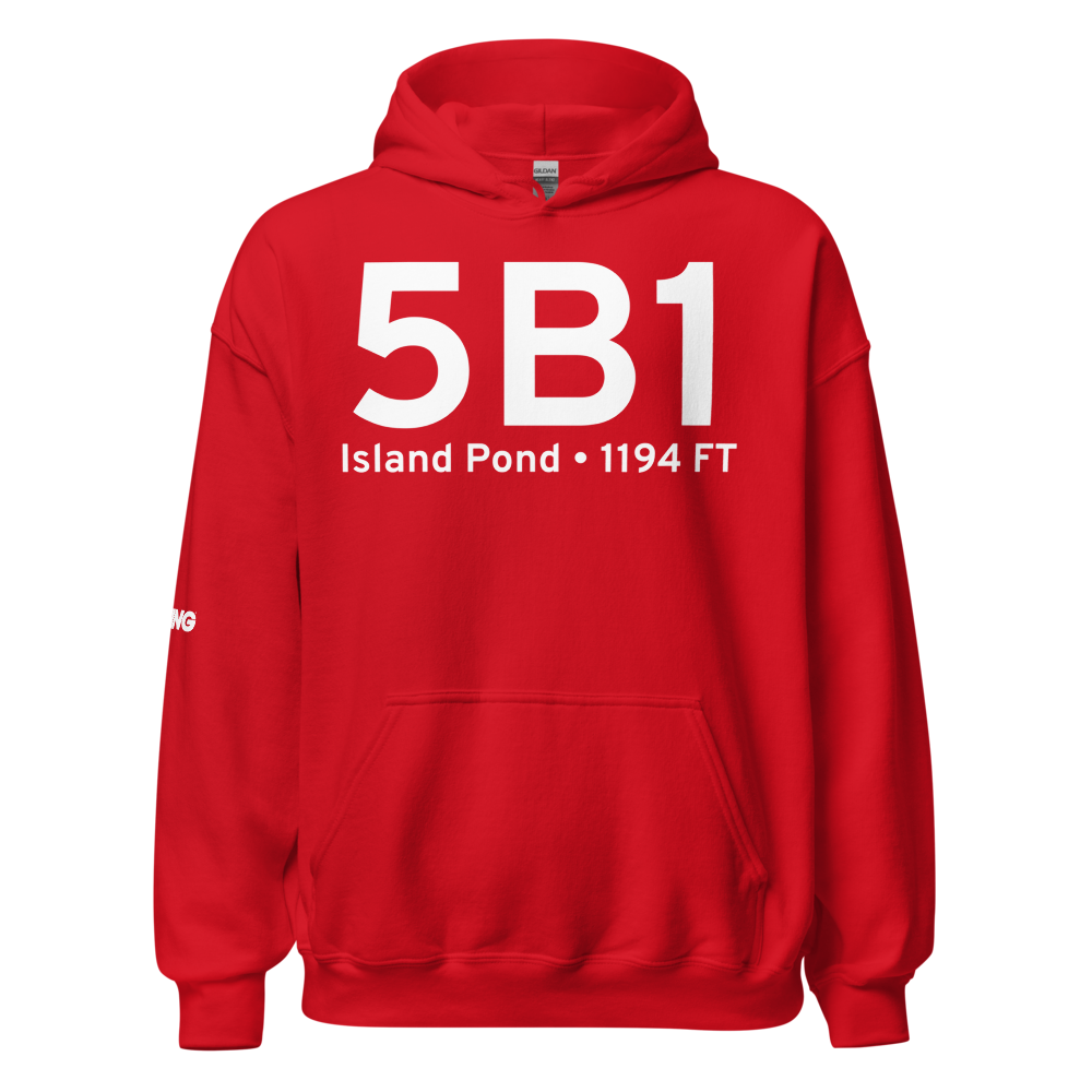 Island Pond (5B1) Airport Hoodie Sweatshirt 