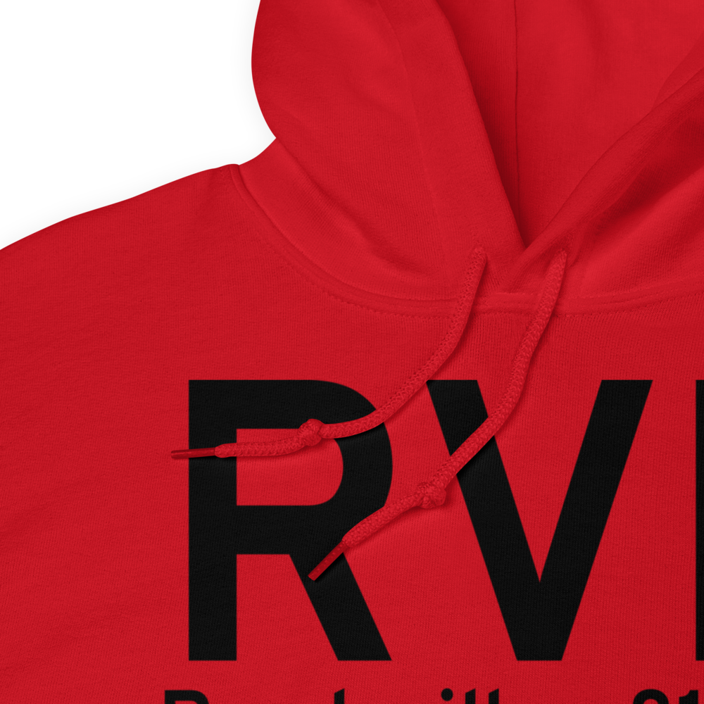 Reedsville (KRVL) Airport Hoodie Sweatshirt 