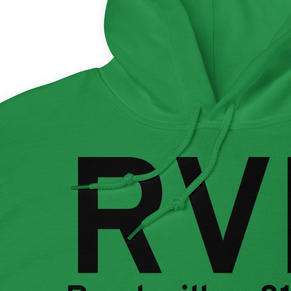 Reedsville (KRVL) Airport Hoodie Sweatshirt 