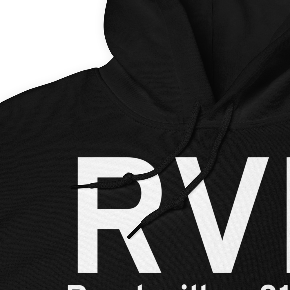 Reedsville (KRVL) Airport Hoodie Sweatshirt 