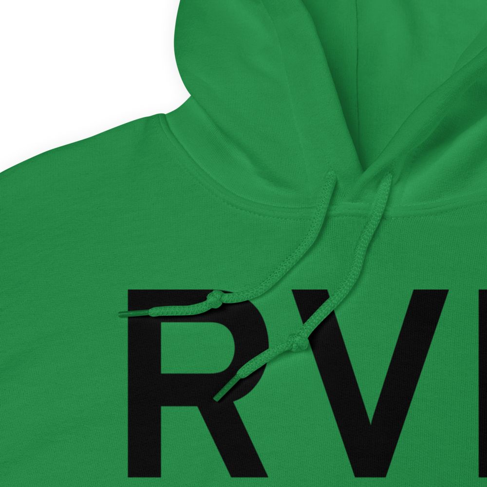 Reedsville (KRVL) Airport Hoodie Sweatshirt 