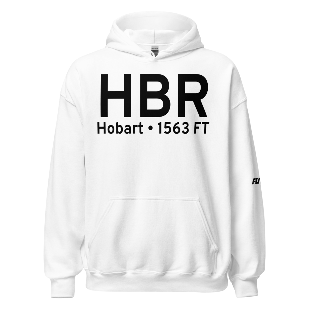 Hobart (KHBR) Airport Hoodie Sweatshirt 