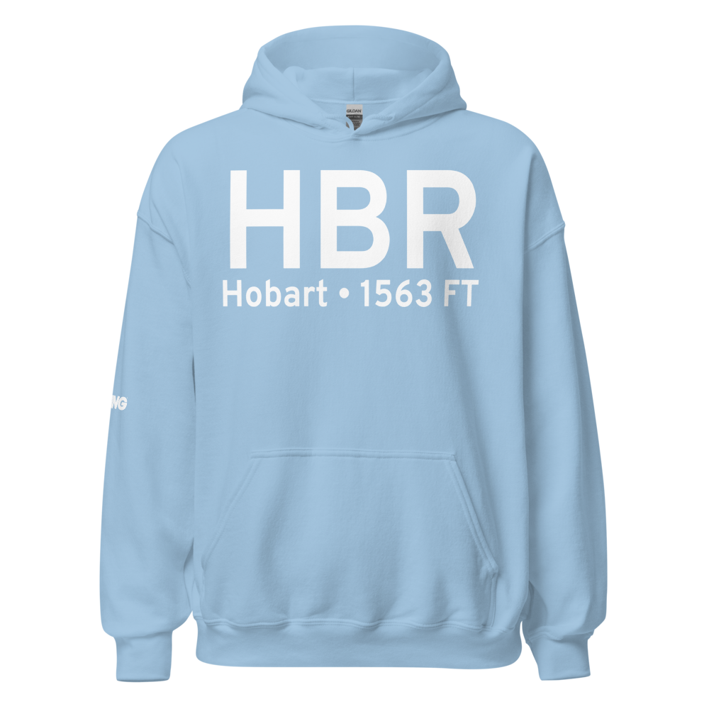 Hobart (KHBR) Airport Hoodie Sweatshirt 