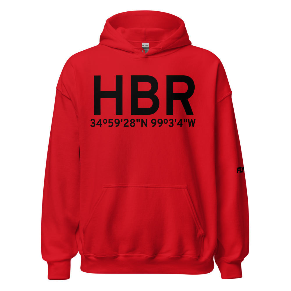 Hobart (KHBR) Airport Hoodie Sweatshirt 