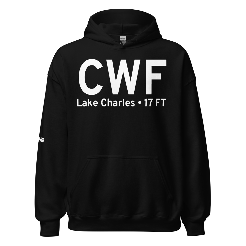 Lake Charles (KCWF) Airport Hoodie Sweatshirt 