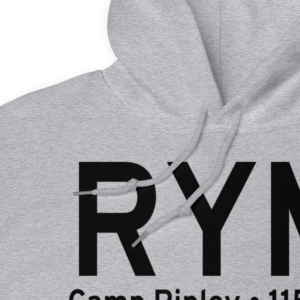 Camp Ripley (KRYM) Airport Hoodie Sweatshirt 