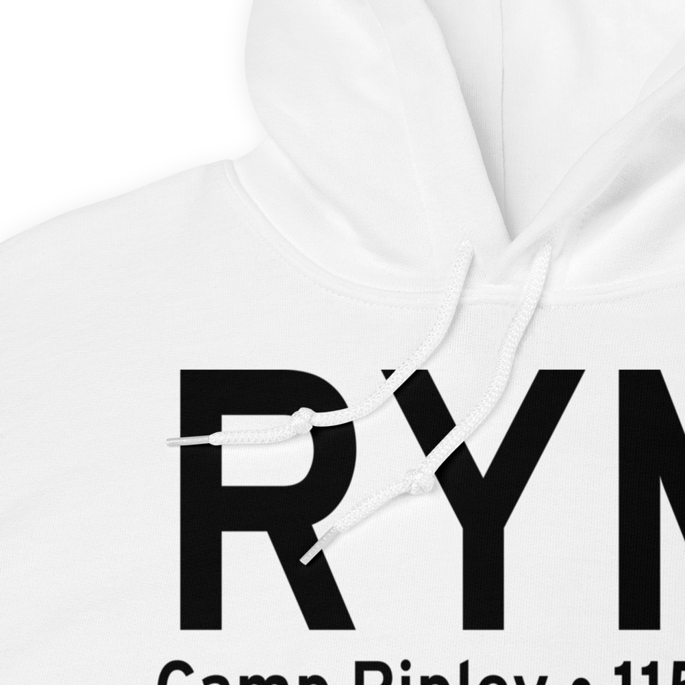 Camp Ripley (KRYM) Airport Hoodie Sweatshirt 