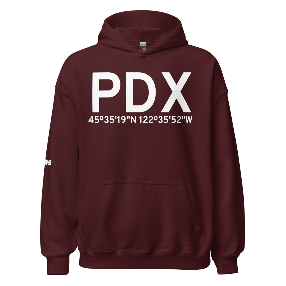 Portland (KPDX) Airport Hoodie Sweatshirt 