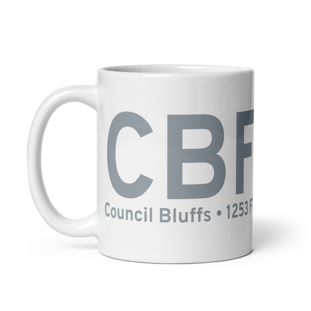 Council Bluffs (KCBF) Airport Mug 