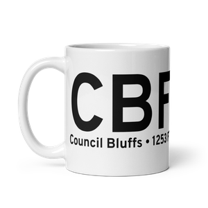 Council Bluffs (KCBF) Airport Mug