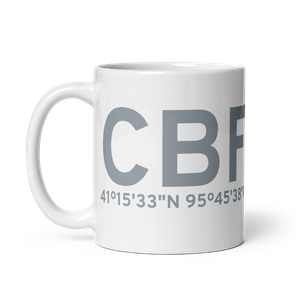 Council Bluffs (KCBF) Airport Mug