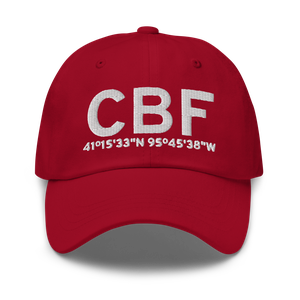 Council Bluffs (KCBF) Airport Hat