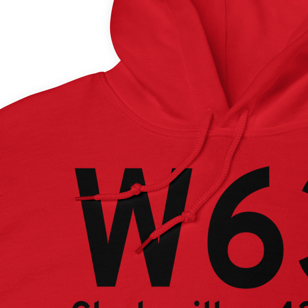 Clarksville (KW63) Airport Hoodie Sweatshirt 