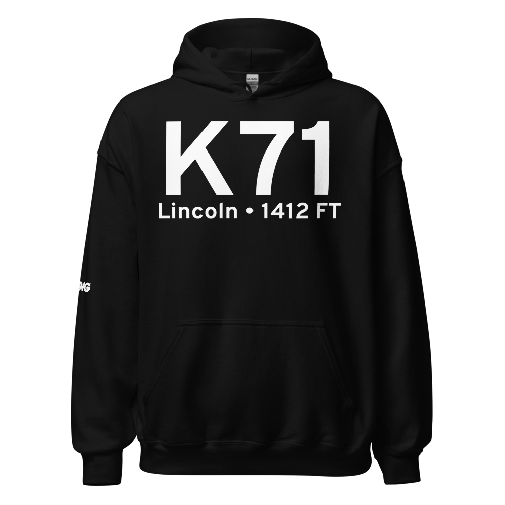 Lincoln (K71) Airport Hoodie Sweatshirt 