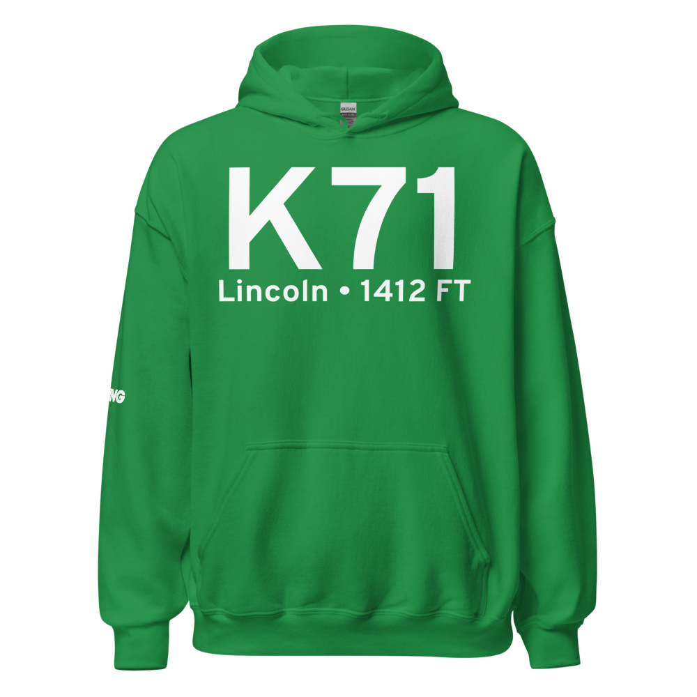 Lincoln (K71) Airport Hoodie Sweatshirt 