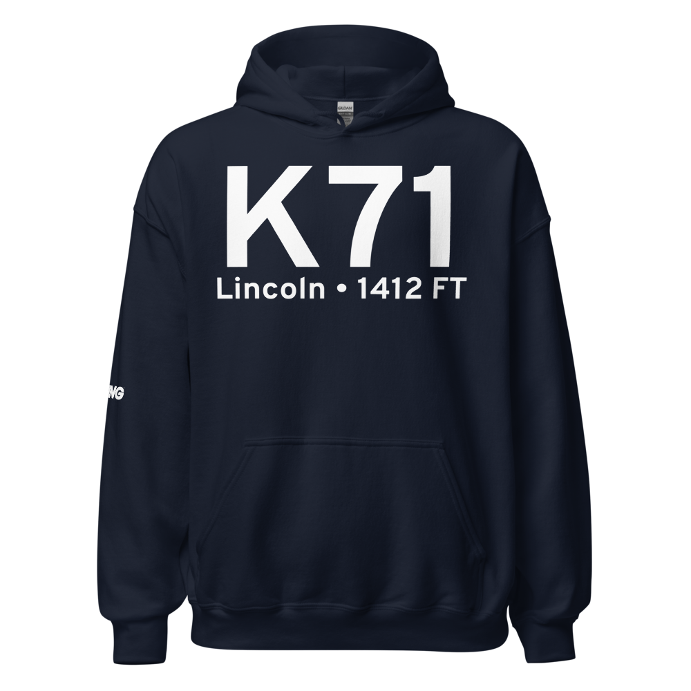 Lincoln (K71) Airport Hoodie Sweatshirt 