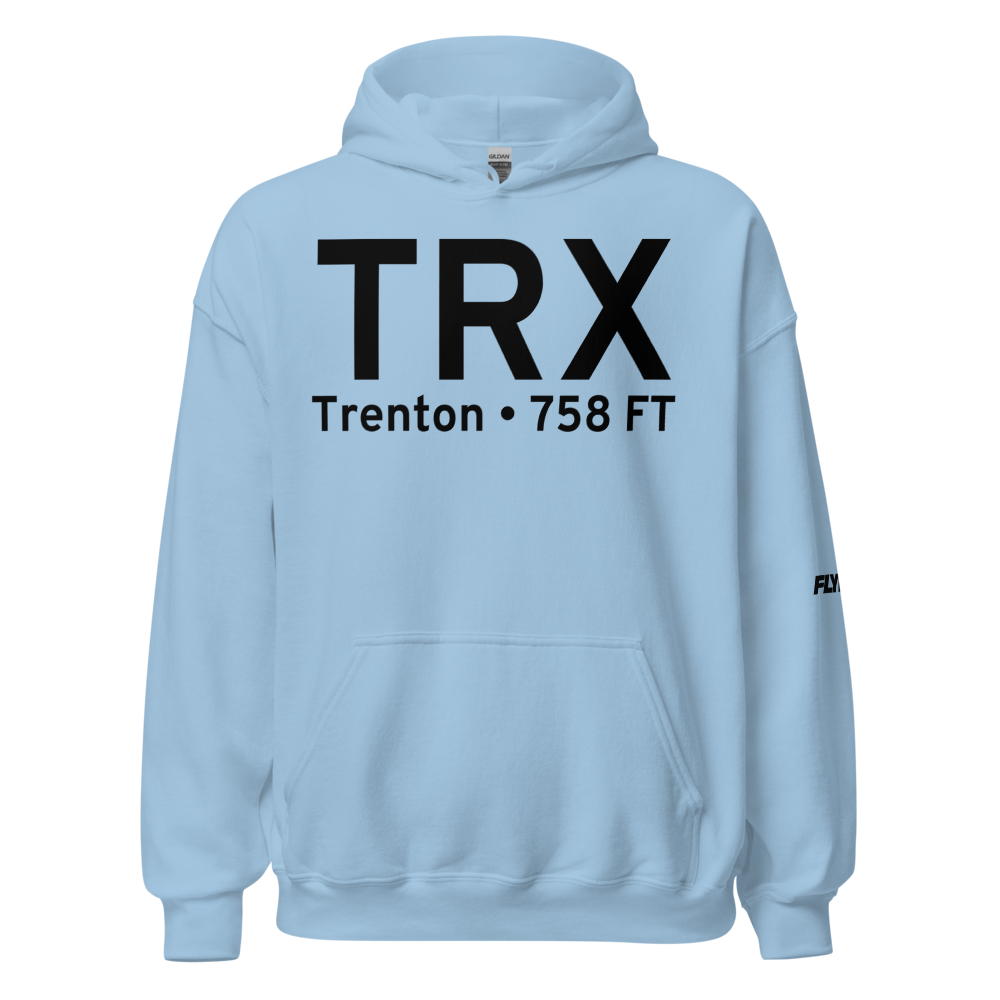 Trenton (KTRX) Airport Hoodie Sweatshirt 