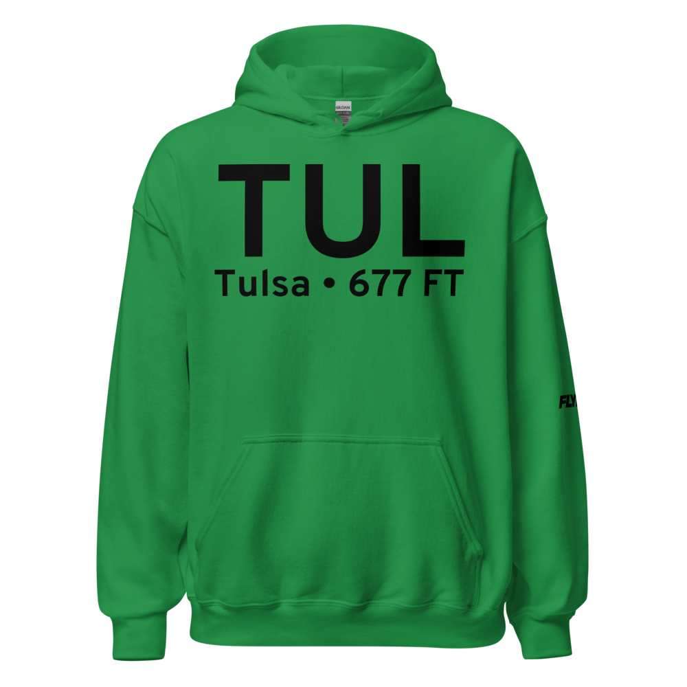 Tulsa (KTUL) Airport Hoodie Sweatshirt 