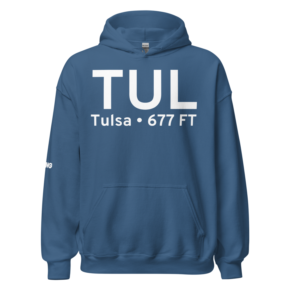 Tulsa (KTUL) Airport Hoodie Sweatshirt 