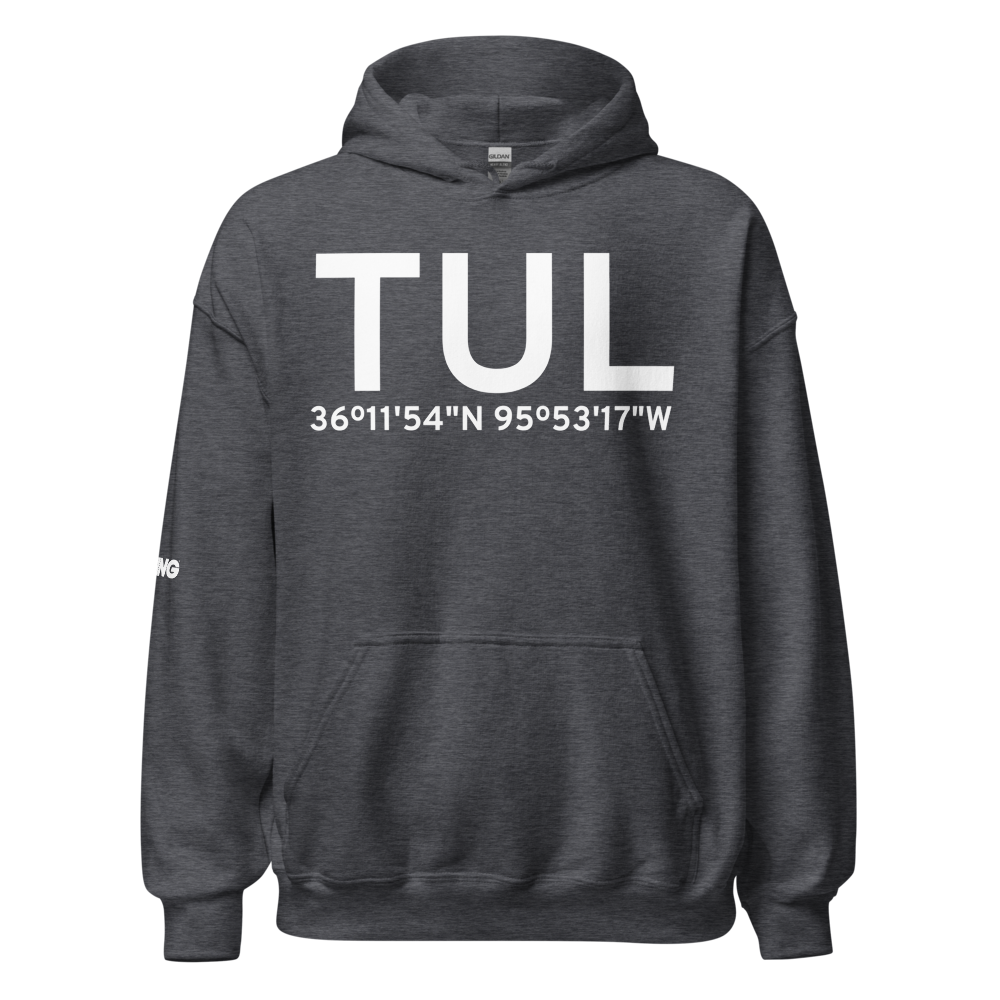Tulsa (KTUL) Airport Hoodie Sweatshirt 