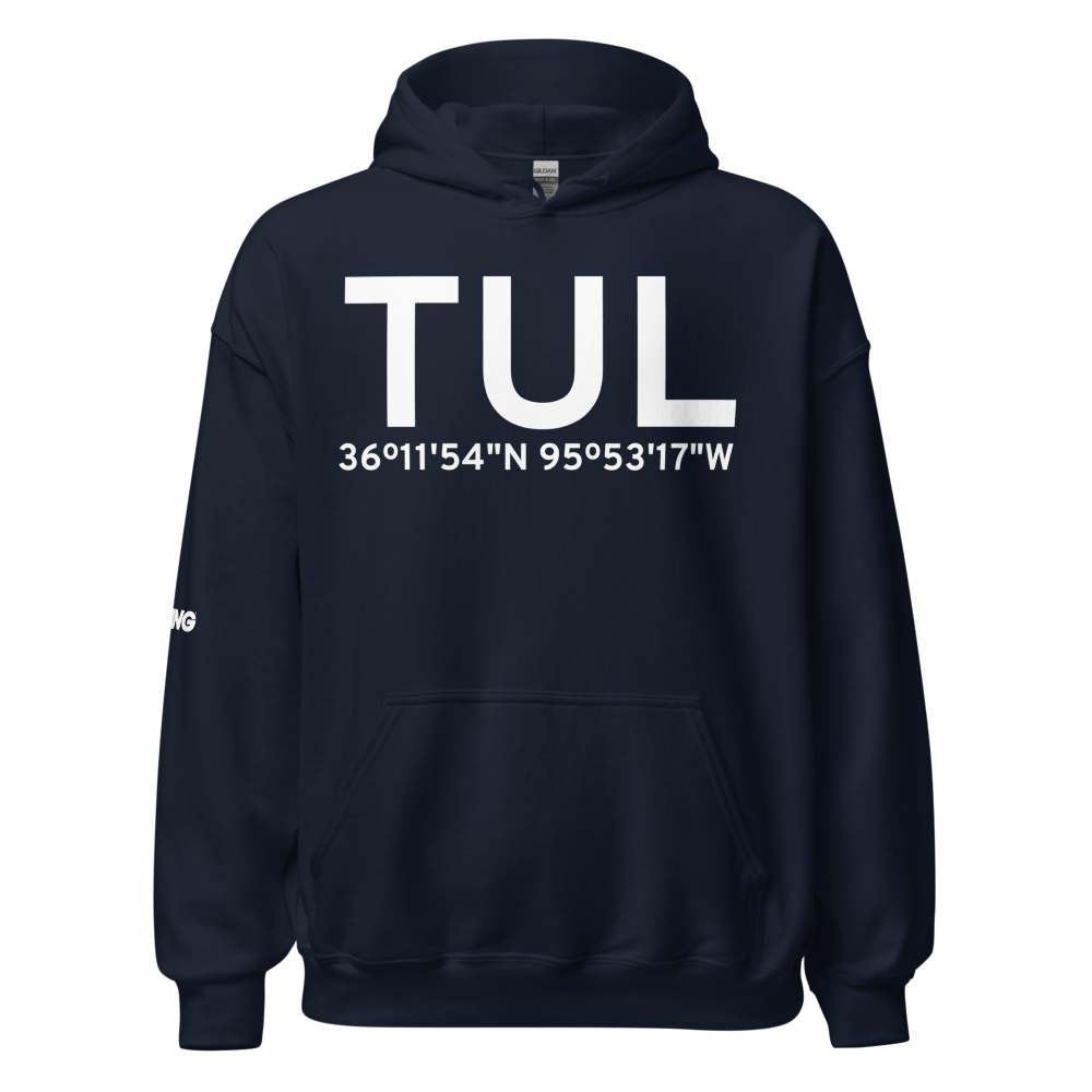 Tulsa (KTUL) Airport Hoodie Sweatshirt 