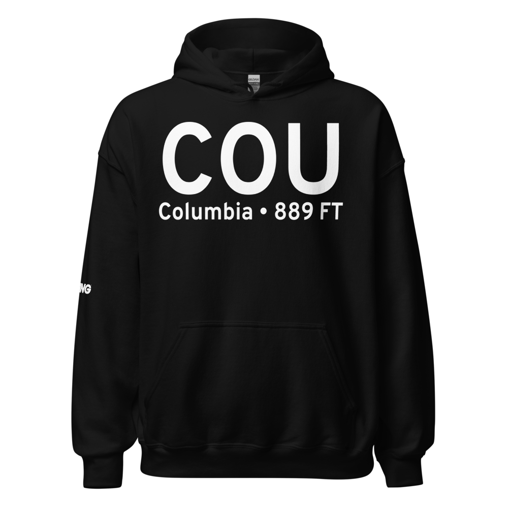 Columbia (KCOU) Airport Hoodie Sweatshirt 
