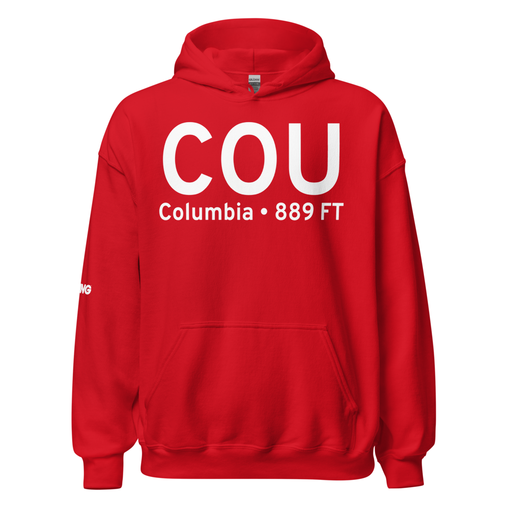 Columbia (KCOU) Airport Hoodie Sweatshirt 