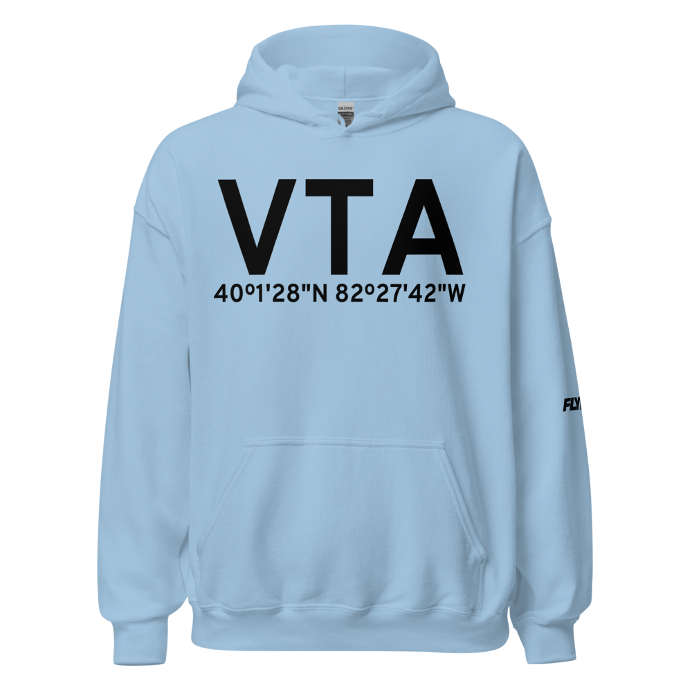 Newark (KVTA) Airport Hoodie Sweatshirt 