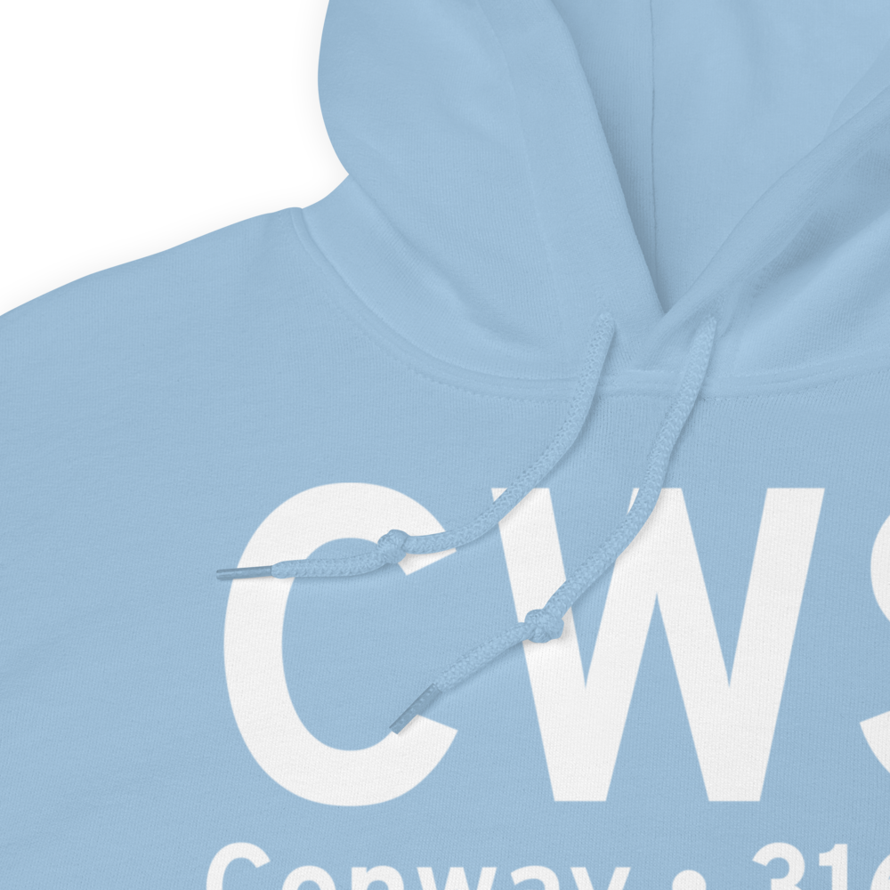 Conway (KCWS) Airport Hoodie Sweatshirt 