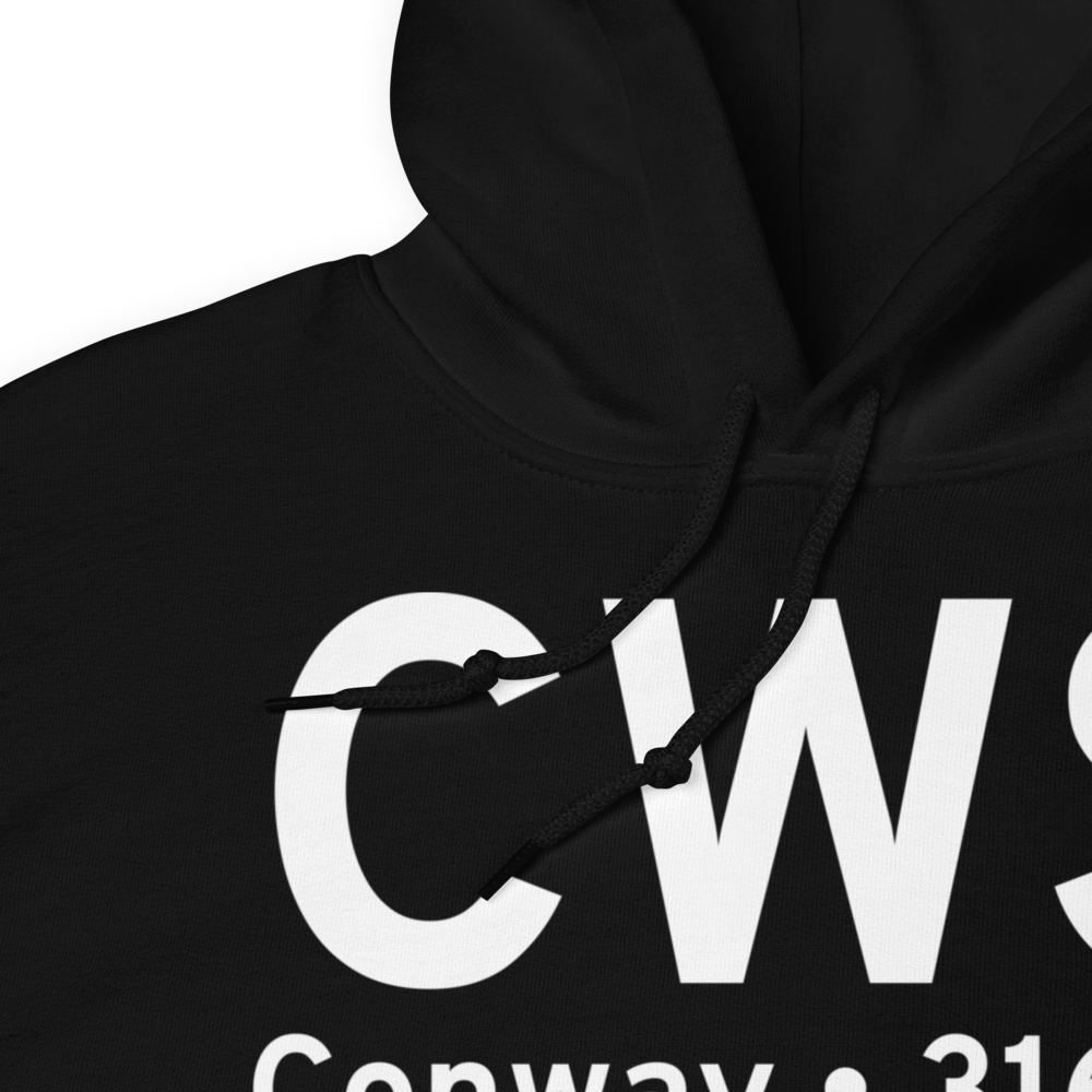 Conway (KCWS) Airport Hoodie Sweatshirt 