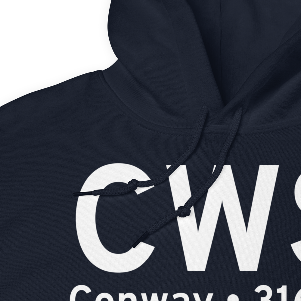 Conway (KCWS) Airport Hoodie Sweatshirt 