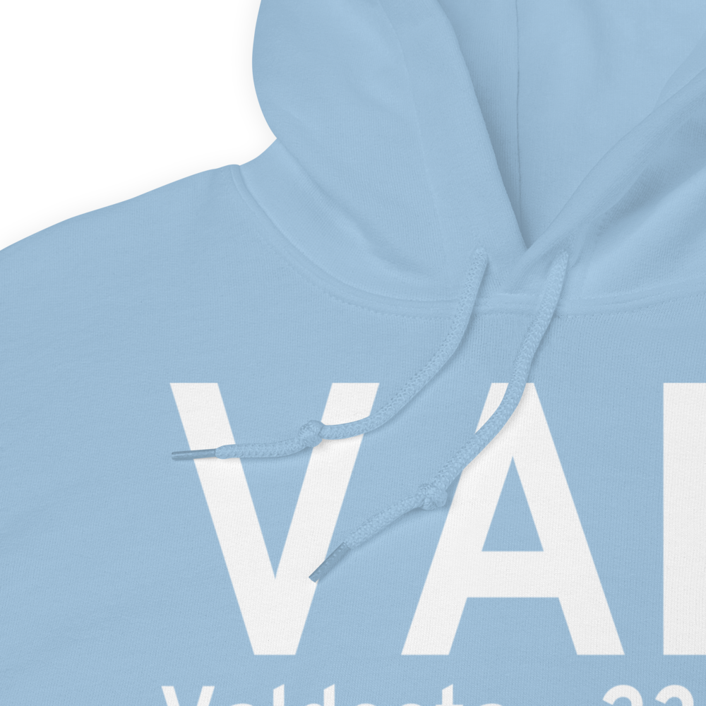 Valdosta (KVAD) Airport Hoodie Sweatshirt 
