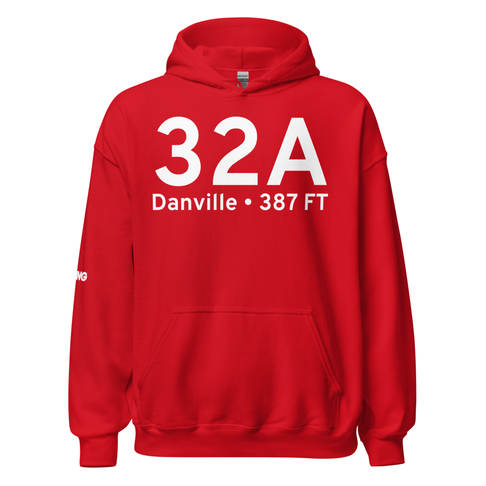 Danville (K32A) Airport Hoodie Sweatshirt 