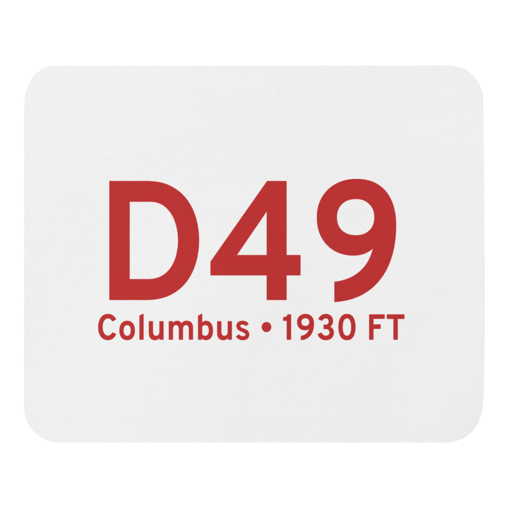 Columbus (D49) Airport  Mouse Pad 