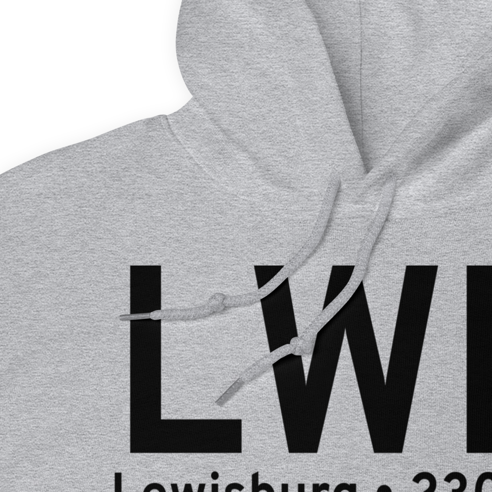 Lewisburg (KLWB) Airport Hoodie Sweatshirt 
