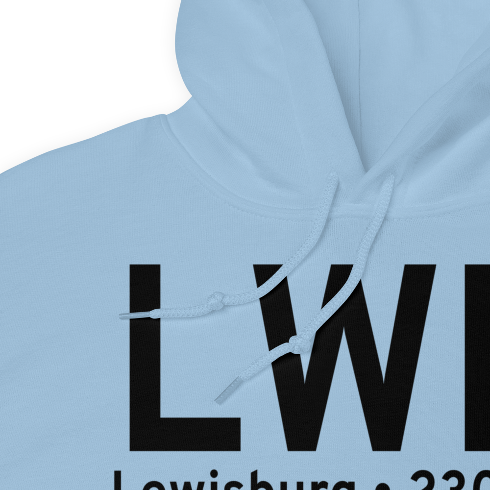Lewisburg (KLWB) Airport Hoodie Sweatshirt 