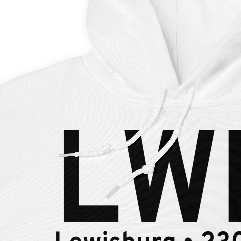 Lewisburg (KLWB) Airport Hoodie Sweatshirt 
