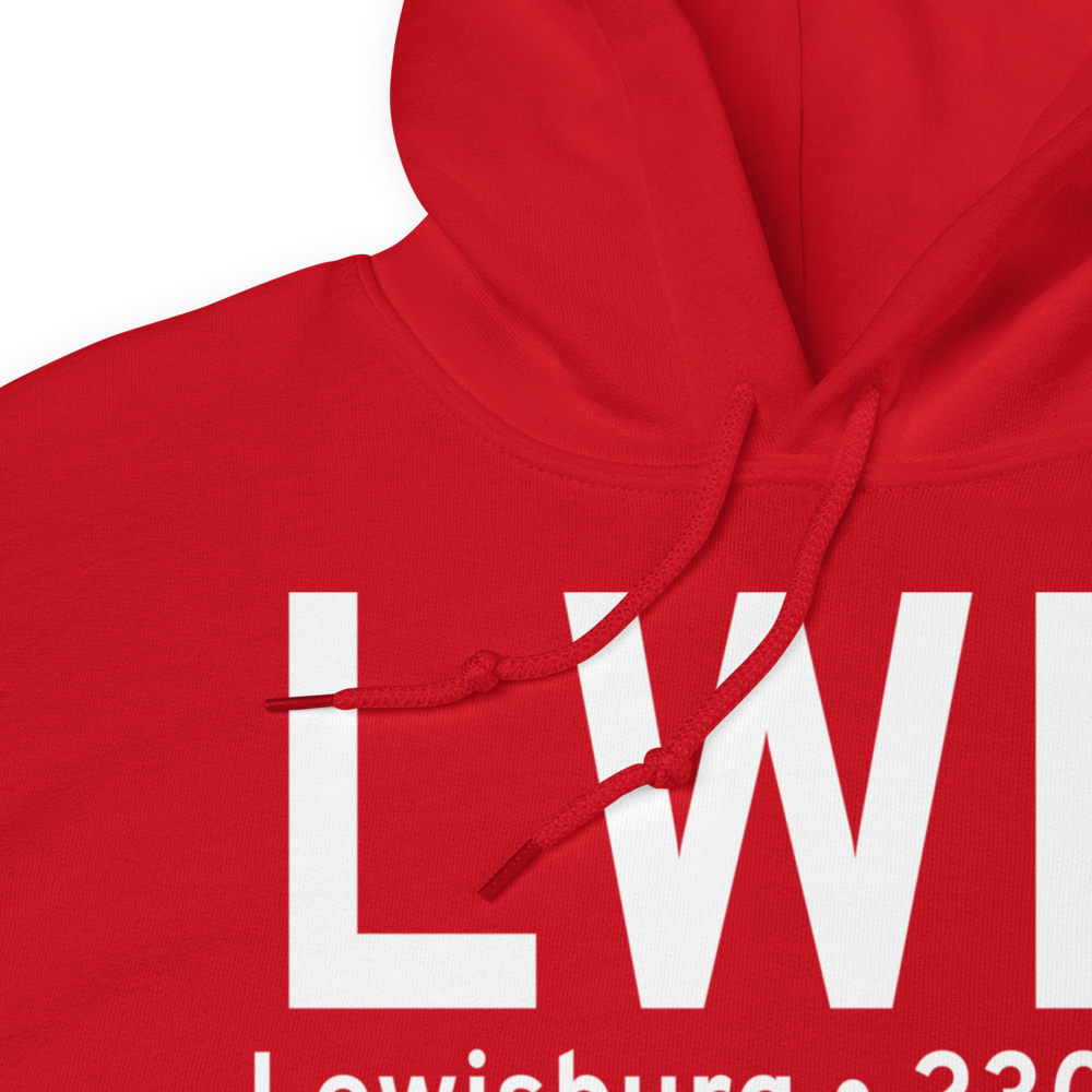 Lewisburg (KLWB) Airport Hoodie Sweatshirt 