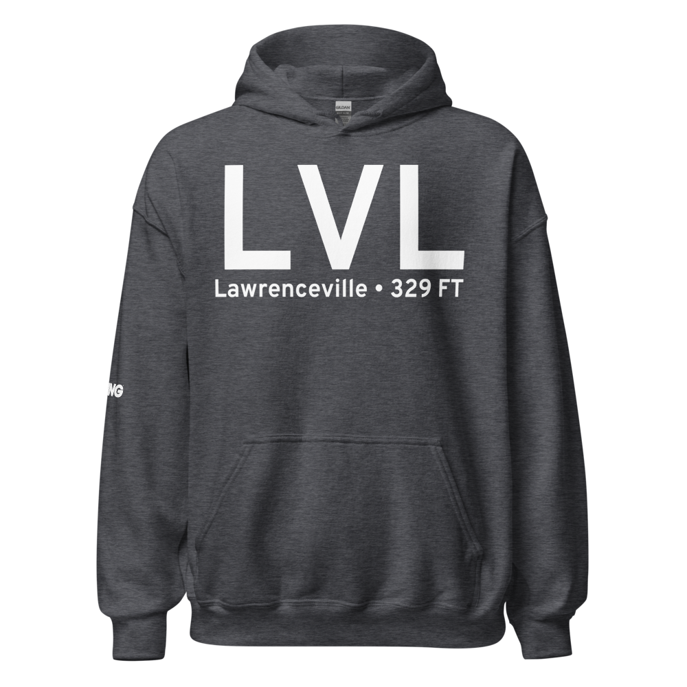 Lawrenceville (KLVL) Airport Hoodie Sweatshirt 