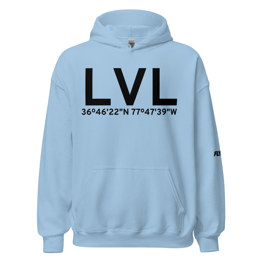 Lawrenceville (KLVL) Airport Hoodie Sweatshirt 