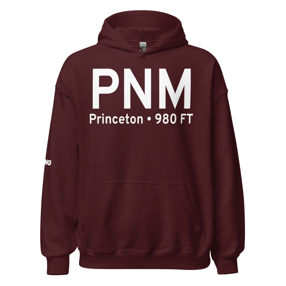 Princeton (KPNM) Airport Hoodie Sweatshirt 