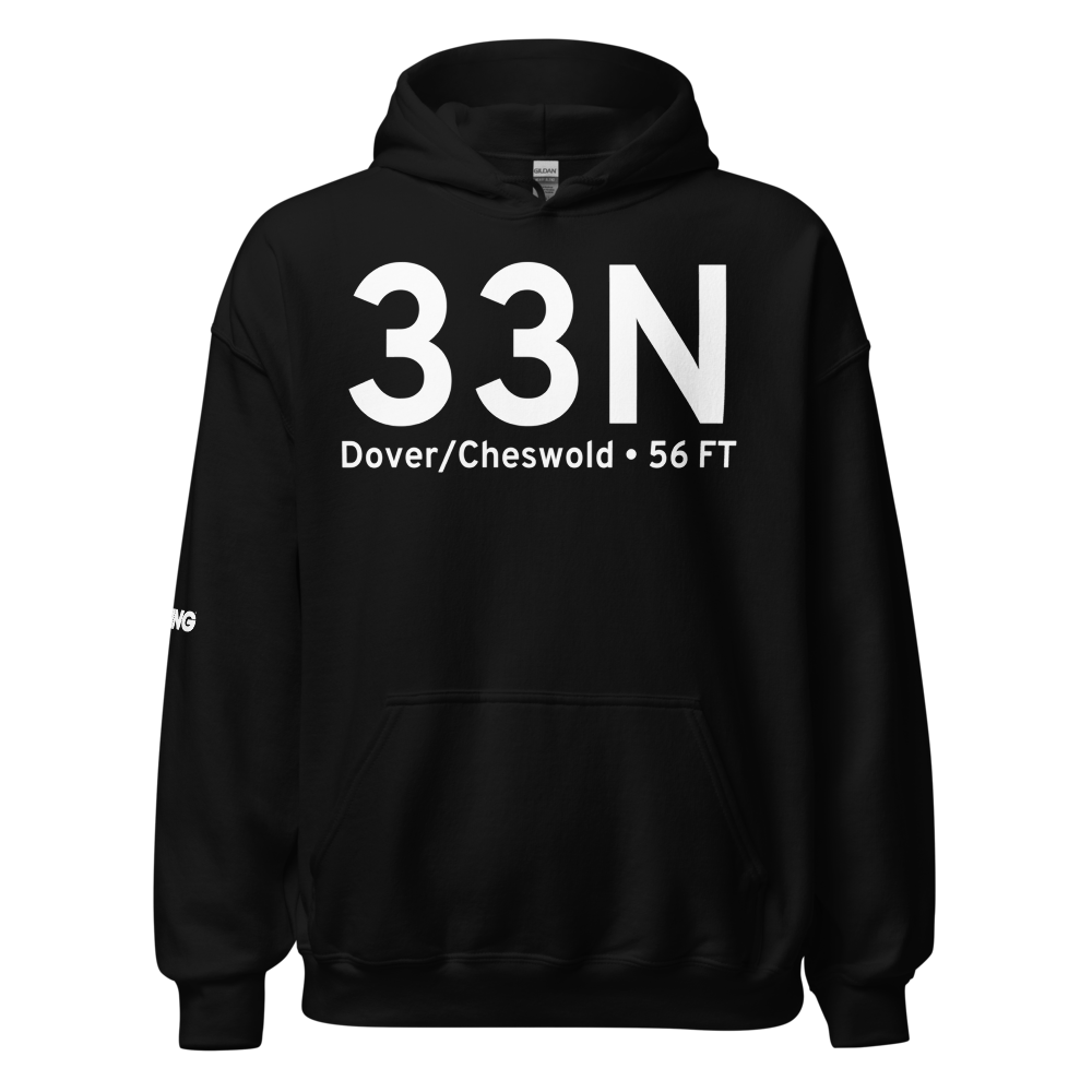 Dover/Cheswold (K33N) Airport Hoodie Sweatshirt 