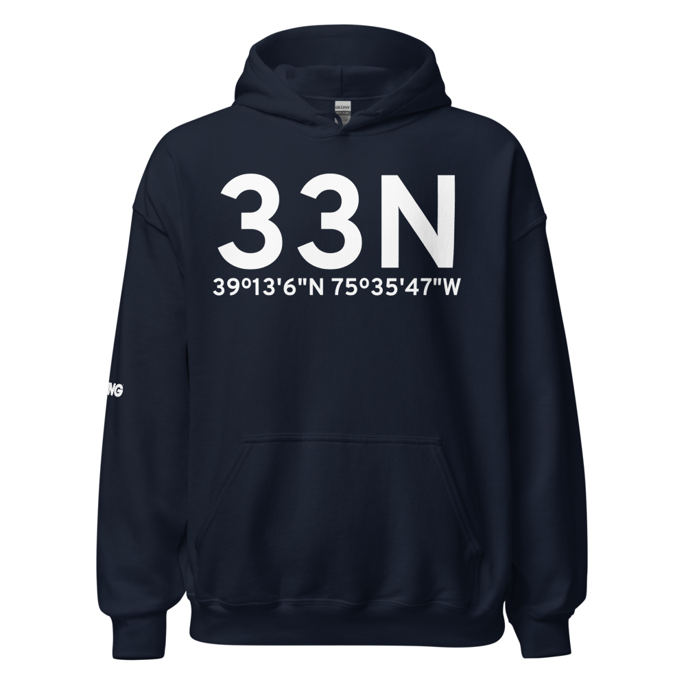 Dover/Cheswold (K33N) Airport Hoodie Sweatshirt 